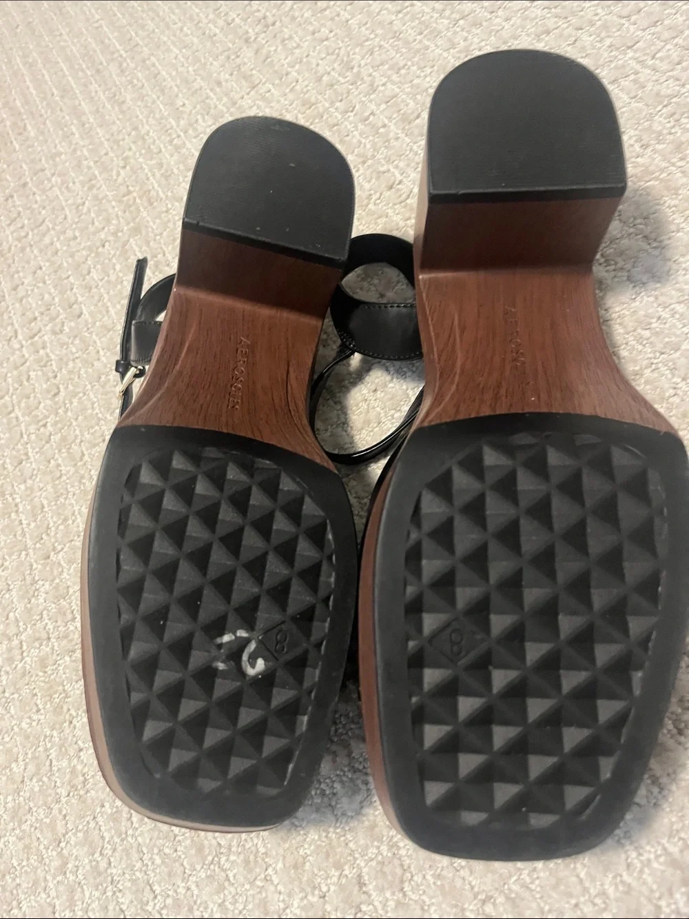 Aerosoles Tate Block Heel Platform Sandals